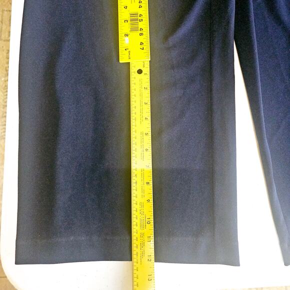 Adrianna Papell Chiffon and Crepe Sleeveless Jumpsuit Midnight Plus Size 20 3249 - Picture 11 of 12